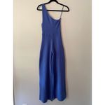 Free People NWT Blue Waverly Ribbed One Shoulder Sweater Romper Women's Small Photo 1