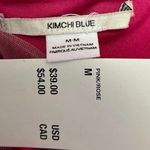 Urban Outfitters NEW Kimchi Blue Claudia Pink Floral Mesh Babydoll Blouse Top M Photo 7