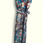 Bar III New belted v neck activewear dress Varsity Garden Rain swept size XS Photo 0