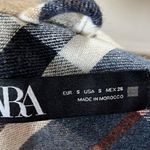 ZARA Plaid Oversized Shacket Photo 2