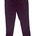 Gap Denim size 6/28 Maroon Red Burgundy Wine Oxblood jeans skinny slim leg Photo 0