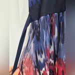 Carmen Marc Valvo Maxi Dress Watercolor Bohemian Sparkle Bead Plus Size 1X NWT Photo 8