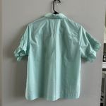 Hinson Wu Lulu Ruffle Elbow Sleeve Shirt Size M Blue Size M Photo 3