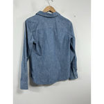 Tommy Hilfiger Womans Long Sleeve Button Down Dress Shirt Small Blue Photo 1