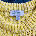 Lucky Brand 🍀🍀Yellow Chunky Crew Neck Sweater Photo 8