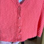 BDG NWT URBAN OUTFITTERS WOMEN'S SEB CROPPED SWEATER VEST IN CORAL SIZE SMALL Photo 6