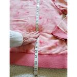 Vigoss  Womens Pullover Sweatshirt Pink/Peach Tie Dye Long Sleeve Crew Neck Sz S Photo 4