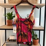 Caribbean Joe NWT SlimShaper UPF 50 Tankini Swim Top (Slimmer Shape in Seconds), 18 Photo 3