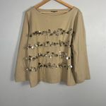 J.Crew  Mariner jersey long-sleeve T-shirt with floral embellishment size XXL Photo 1