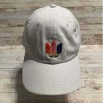 Adidas  Originals Baseball Cap One-Size Adjustable Strapback White Rainbow Photo 0