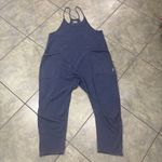 FP Movement Hot Shot jumpsuit Sz S Oversized Boho Cottagecore Casual Preppy Blue Photo 3