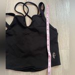 Free People NWOT XS/S FP Movement Black Strappy Crop Tank Photo 4