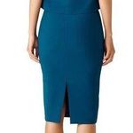 Likely  Driggs Strapless Cocktail Dress Size 8 Knee Length One Shoulder Blue Photo 1