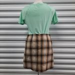 Urban Outfitters Y2K  Skirt Size Medium Yellow Plaid Academia School Girl Mini Photo 3