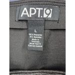 Apt. 9 NWT  Poly/Spandex Pencil Skirt Black Metallic Silver Stretch Sz L Photo 4