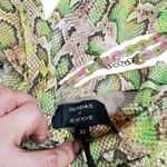 DUNDAS X REVOLVE Natasha Catsuit in Multi Snake Print XS Green Photo 4