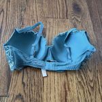 Victoria's Secret  32C DREAM ANGELS CROSSDYE LACE LINED DEMI BRA Runaway Teal Photo 2