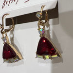 Betsey Johnson  | Festive Christmas Santa Baby Earrings Photo 5