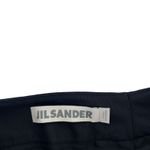 Jil Sander  Black Cuffed Cropped Dress Pants Sz 40 Photo 1