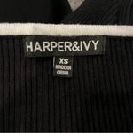 🌺HARPER & IVY CROPPED BLACK AND WHITE BOW SWEATER SIZE XS🌺 Photo 4