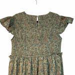 Victoria Dunn Primrose Smocked Midi Dress Green Size XL Photo 4