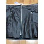 Wild Fable Women's Faux Leather Moto Mini Skirt -  Brown XXL NWT Photo 7