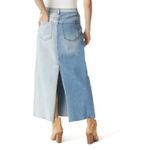 Jessica Simpson  Denim Maxi Skirt Photo 3