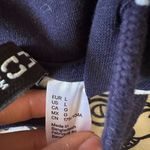 H&M Navy Cropped Slouchy Hawks Hoodie Photo 1