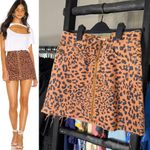 We The Free Free People “Zip It Up” Leopard Print Mini in Multi Photo 0