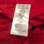 Michael Kors  Sz 10 Red Cotton Stretch Chino Zipper Pockets Taper Dress Pants Photo 4