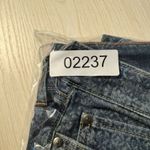 Eddie Bauer  Womens 10 Slightly Curvy Skinny Ankle Blue Jeans Geometric Photo 10