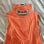 Harley Davidson  Motorcycles Orange Orlando Florida Tank Top Size Large Photo 3
