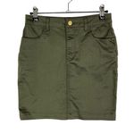 Missguided Olive Green High Rise Mini Denim Skirt 6 Photo 2