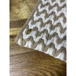 Calvin Klein  Womens Wool Blend Infinity Loop Scarf‎ Chevron Knit Beige White 64" Photo 1