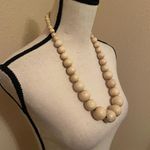Women’s Statement / Chunky Necklace Beaded Wood Photo 11