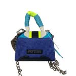 Steve Madden  Bdorra Mini‎ Purse Top Handle Turquoise Blue White Yellow Crossbody Photo 2