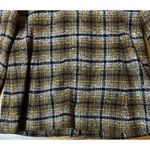 Pendleton Vintage  Blazer skirt Suit 100% Virgin Wool Plaid Yellow/black-‎ Sz12 Photo 10
