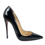 Christian Louboutin  So Kate 120 Patent Leather Pumps Black Size 37 Photo 2