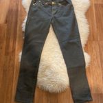 Rock & Republic New Money Berlin Skinny Denim Jeans EUC Sz 6 Gray Gold Cotton Photo 2