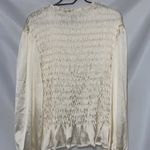 Hayden LOS ANGELES WO SIZE 1XL Cream RUCHED Smocked Blouse. SOFT FLOWY Photo 9