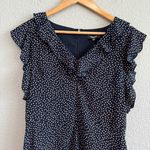 Premise ‎ Polka Dot Dress Size 10 Petite NWT Navy, Pink, White Photo 1