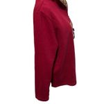 Breckenridge  Sweatshirt Womens LG Red Embroidered Beaded VTG Cottagecore Camping Photo 5