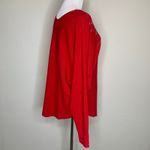 Vila Milano  Red Rhinestoned Sweater Sz XL Dolman Sleeve Photo 3