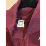 PINK - Victoria's Secret  XS Burgundy Pullover Hoodie‎ Love PINK Embroidered Photo 3
