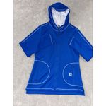 FootJoy womens full zip jacket blue hood golf outdoor medium Photo 1