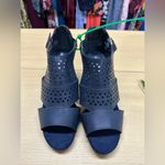 Easy Street  Women’s Adara Navy Heeled Sandal Size 7.5 W NWOT Photo 1