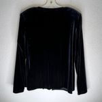 Vintage Crimson by‎ Lawrence Kurtz Velvet Jacket Black Size L Photo 5
