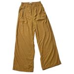 Uniqlo JW Anderson X  Wide Leg Pull On Flowy Trouser Pants Tan Brown size XS Photo 0