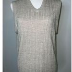 Geoffrey Beene Vintage Ivory Dark Academic Sweater Vest SMALL Photo 5