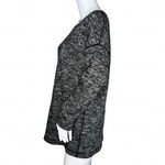 J. Crew Shirt Womens Small Gray Marled Zipper Sweatshirt Casual Everyday Lounge Photo 2